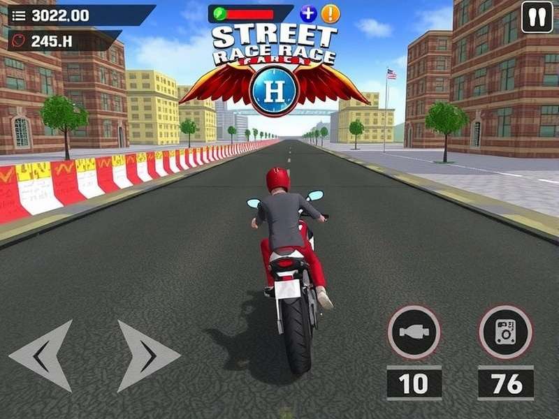 Hyderabadi Street Race Pro Game Screenshot